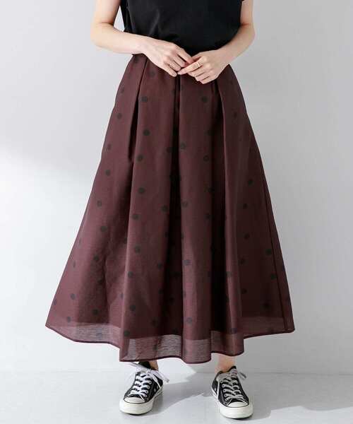 URBAN RESEARCH Sonny Label（アーバンリサーチサニーレーベル）の「ドットタックスカート（スカート・レディース・ブラック系その他/ブラウン系その他・FREE）」の20枚目の写真