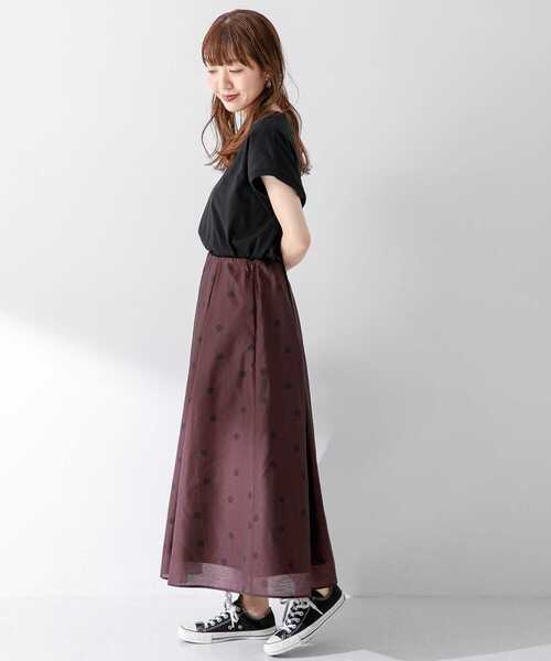URBAN RESEARCH Sonny Label（アーバンリサーチサニーレーベル）の「ドットタックスカート（スカート・レディース・ブラック系その他/ブラウン系その他・FREE）」の15枚目の写真