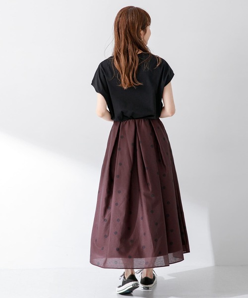 URBAN RESEARCH Sonny Label（アーバンリサーチサニーレーベル）の「ドットタックスカート（スカート・レディース・ブラック系その他/ブラウン系その他・FREE）」の14枚目の写真