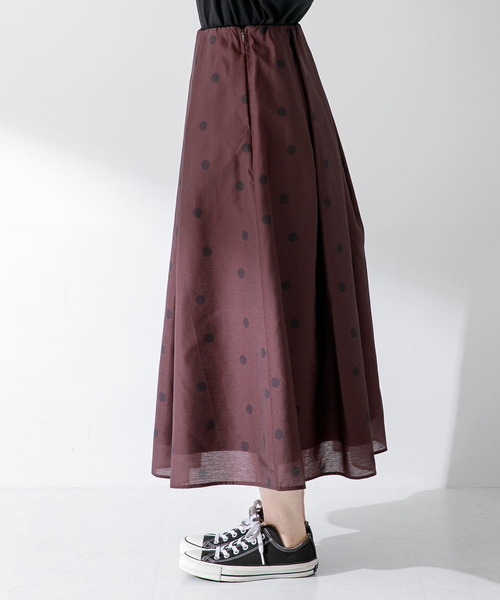 URBAN RESEARCH Sonny Label（アーバンリサーチサニーレーベル）の「ドットタックスカート（スカート・レディース・ブラック系その他/ブラウン系その他・FREE）」の12枚目の写真
