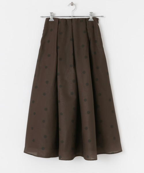 URBAN RESEARCH Sonny Label（アーバンリサーチサニーレーベル）の「ドットタックスカート（スカート・レディース・ブラック系その他/ブラウン系その他・FREE）」の9枚目の写真