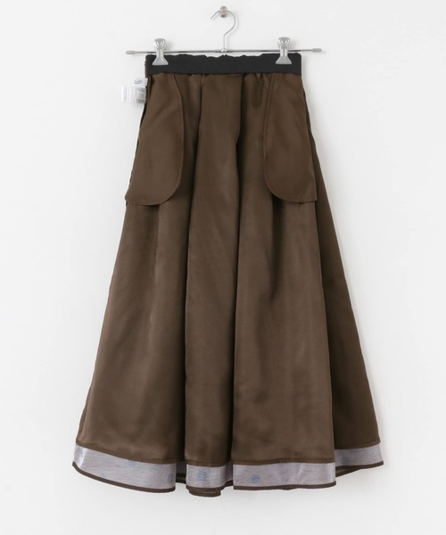 URBAN RESEARCH Sonny Label（アーバンリサーチサニーレーベル）の「ドットタックスカート（スカート・レディース・ブラック系その他/ブラウン系その他・FREE）」の6枚目の写真