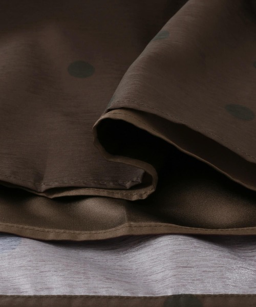 URBAN RESEARCH Sonny Label（アーバンリサーチサニーレーベル）の「ドットタックスカート（スカート・レディース・ブラック系その他/ブラウン系その他・FREE）」の5枚目の写真