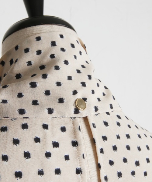 tocco closet(トッコ クローゼット)の「【ZOZO限定】スクエアドット2WAYボウタイブラウス(シャツ/ブラウス・レディース・ブラック/ブラウン/オフホワイト/グリーン・M)」の18枚目の写真