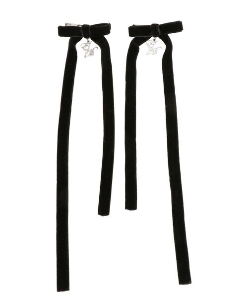 EATME（イートミー）の「ロングリボンクリップセット（ヘアピン・レディース・ブラック・FREE）」の6枚目の写真