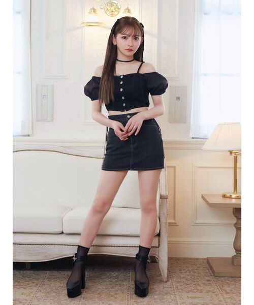 EATME（イートミー）の「ロングリボンクリップセット（ヘアピン・レディース・ブラック・FREE）」の3枚目の写真