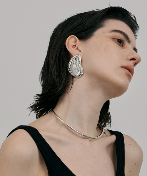 loni(ロニ)の「【金属アレルギー対応】Heart Leaf Pierce/ハートリーフピアス(ピアス(両耳用)・レディース・ゴールド/シルバー・FREE)」の8枚目の写真
