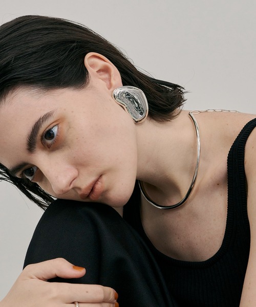 loni(ロニ)の「【金属アレルギー対応】Heart Leaf Pierce/ハートリーフピアス(ピアス(両耳用)・レディース・ゴールド/シルバー・FREE)」の11枚目の写真