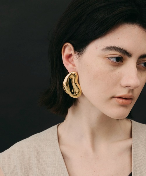 loni(ロニ)の「【金属アレルギー対応】Heart Leaf Pierce/ハートリーフピアス(ピアス(両耳用)・レディース・ゴールド/シルバー・FREE)」の13枚目の写真