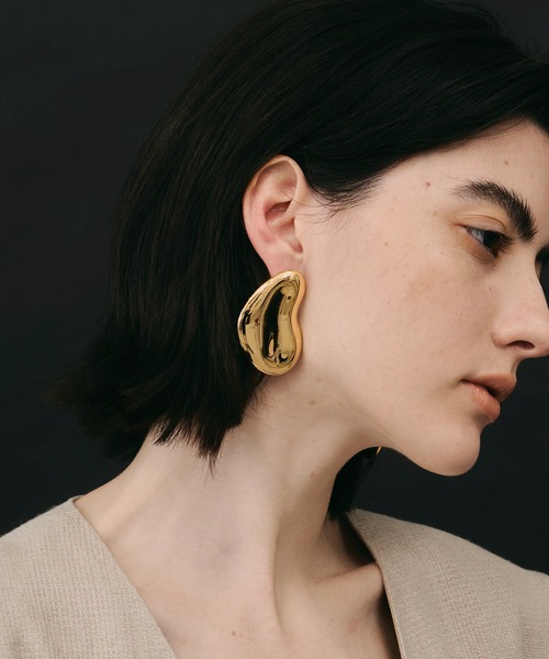 loni(ロニ)の「【金属アレルギー対応】Heart Leaf Pierce/ハートリーフピアス(ピアス(両耳用)・レディース・ゴールド/シルバー・FREE)」の14枚目の写真