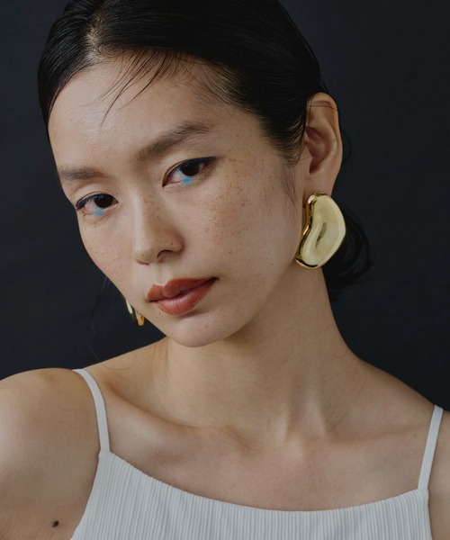 loni(ロニ)の「【金属アレルギー対応】Heart Leaf Pierce/ハートリーフピアス(ピアス(両耳用)・レディース・ゴールド/シルバー・FREE)」の19枚目の写真