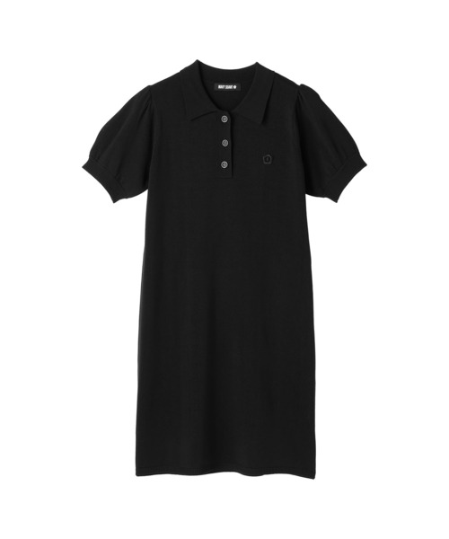 MARY QUANT(マリークワント)の「デイジーワンポイントポロ ワンピース(ワンピース・レディース・ブラック×ホワイト/チェック/ブラック・M)」の8枚目の写真