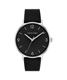 「Calvin Klein/カルバンクライン」MODERN モダン - 42mm ブラックレザーベルト