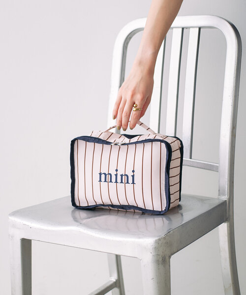 BIRTHDAY BAR（バースデイバー）の「パッキングポーチ S（ポーチ・レディース・ブルー/グレー/アイボリー/ネイビー・0）」の5枚目の写真