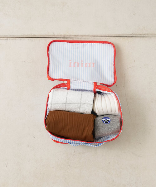 BIRTHDAY BAR（バースデイバー）の「パッキングポーチ S（ポーチ・レディース・ブルー/グレー/アイボリー/ネイビー・0）」の13枚目の写真