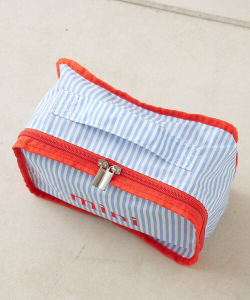 BIRTHDAY BAR（バースデイバー）の「パッキングポーチ S（ポーチ・レディース・ブルー/グレー/アイボリー/ネイビー・0）」の16枚目の写真