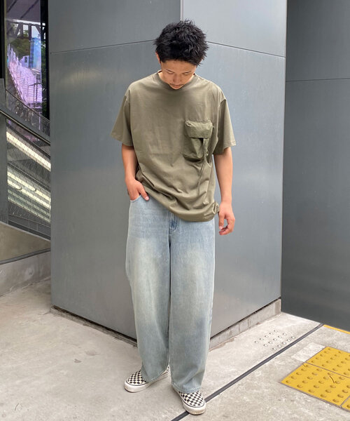 CIAOPANIC(チャオパニック)の「【ユニセックス】BAGGYデニム(デニムパンツ・レディース・ブルー/イエロー・MEDIUM/LARGE)」の22枚目の写真