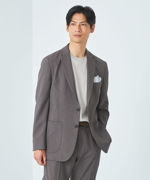 green label relaxing(グリーンレーベルリラクシング)の「Deo カノコ クルーネック Tシャツ -消臭-(Tシャツ/カットソー・メンズ・ホワイト/ライトグレー/ダークグレー・S/M/L/XL)」の12枚目の写真