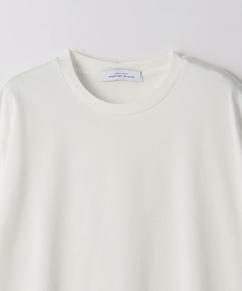 green label relaxing(グリーンレーベルリラクシング)の「Deo カノコ クルーネック Tシャツ -消臭-(Tシャツ/カットソー・メンズ・ホワイト/ライトグレー/ダークグレー・S/M/L/XL)」の16枚目の写真