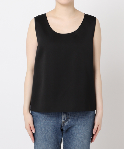 plage（プラージュ）の「Satin タンク（タンクトップ・レディース・ブラック/ベージュ・FREE）」の12枚目の写真