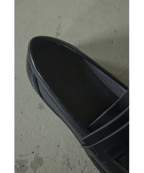 BLACK BY MOUSSY（ブラックバイマウジー）の「square loafer(スクエアローファー)（ローファー・レディース・ブラウン/ブラック・38/37/36）」の5枚目の写真