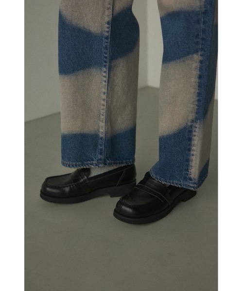 BLACK BY MOUSSY（ブラックバイマウジー）の「square loafer(スクエアローファー)（ローファー・レディース・ブラウン/ブラック・38/37/36）」の4枚目の写真