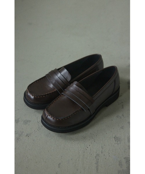 BLACK BY MOUSSY（ブラックバイマウジー）の「square loafer(スクエアローファー)（ローファー・レディース・ブラウン/ブラック・38/37/36）」の17枚目の写真