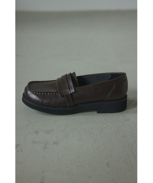 BLACK BY MOUSSY（ブラックバイマウジー）の「square loafer(スクエアローファー)（ローファー・レディース・ブラウン/ブラック・38/37/36）」の16枚目の写真