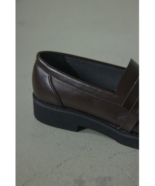 BLACK BY MOUSSY（ブラックバイマウジー）の「square loafer(スクエア