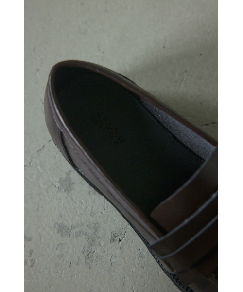 BLACK BY MOUSSY（ブラックバイマウジー）の「square loafer(スクエアローファー)（ローファー・レディース・ブラウン/ブラック・38/37/36）」の13枚目の写真