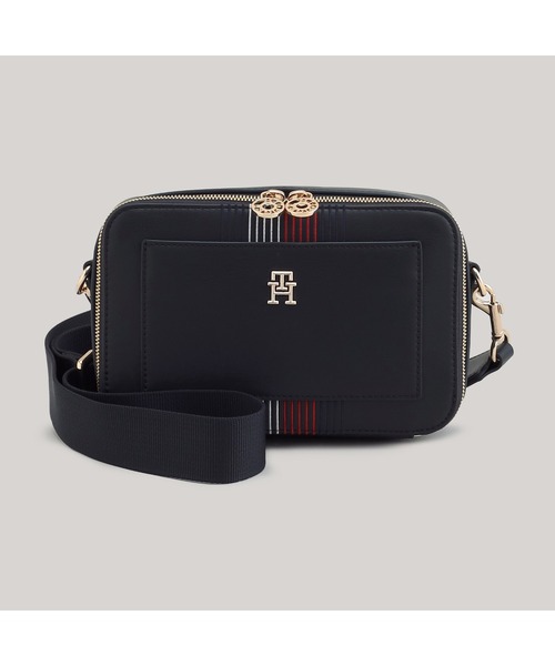 TOMMY HILFIGER(トミーヒルフィガー)の「ディスティンクトカメラバッグ(ショルダーバッグ・レディース・ネイビー・FREE)」の1枚目の写真