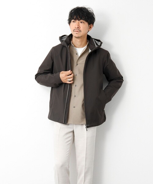 HERNO（ヘルノ）の「【HERNO/ヘルノ】Laminar フードブルゾン（ブルゾン・メンズ・ベージュ系その他/ブラック・48）」の8枚目の写真