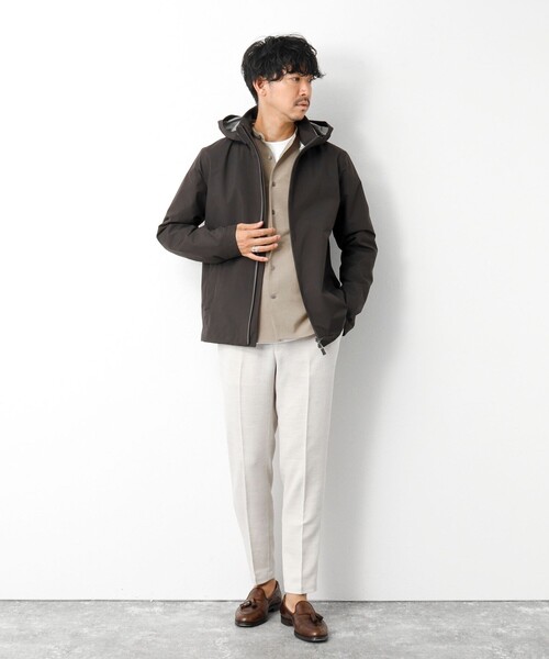 HERNO（ヘルノ）の「【HERNO/ヘルノ】Laminar フードブルゾン（ブルゾン・メンズ・ベージュ系その他/ブラック・48）」の7枚目の写真