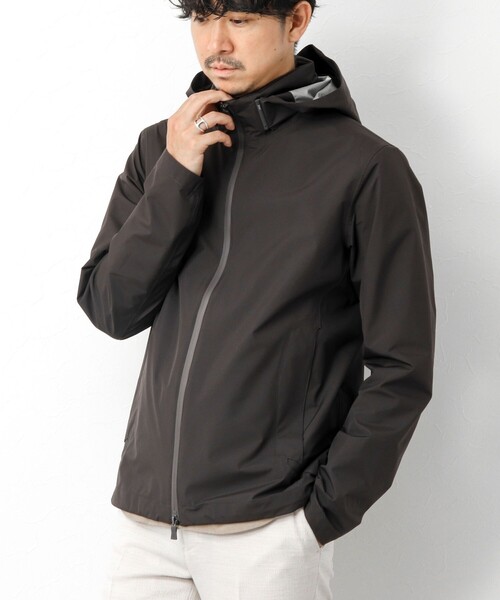 HERNO（ヘルノ）の「【HERNO/ヘルノ】Laminar フードブルゾン（ブルゾン・メンズ・ベージュ系その他/ブラック・48）」の5枚目の写真