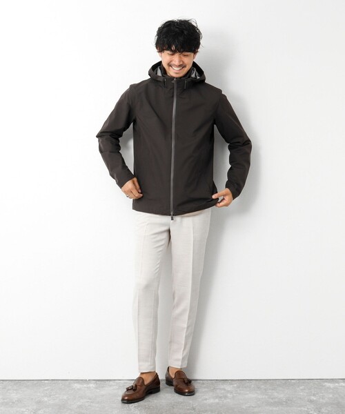 HERNO（ヘルノ）の「【HERNO/ヘルノ】Laminar フードブルゾン（ブルゾン・メンズ・ベージュ系その他/ブラック・48）」の22枚目の写真