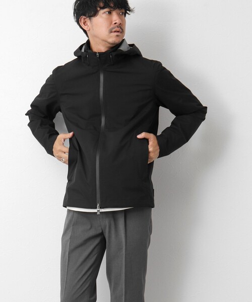 HERNO（ヘルノ）の「【HERNO/ヘルノ】Laminar フードブルゾン（ブルゾン・メンズ・ベージュ系その他/ブラック・48）」の15枚目の写真