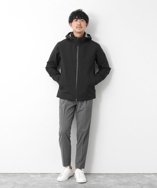 HERNO（ヘルノ）の「【HERNO/ヘルノ】Laminar フードブルゾン（ブルゾン・メンズ・ベージュ系その他/ブラック・48）」の3枚目の写真