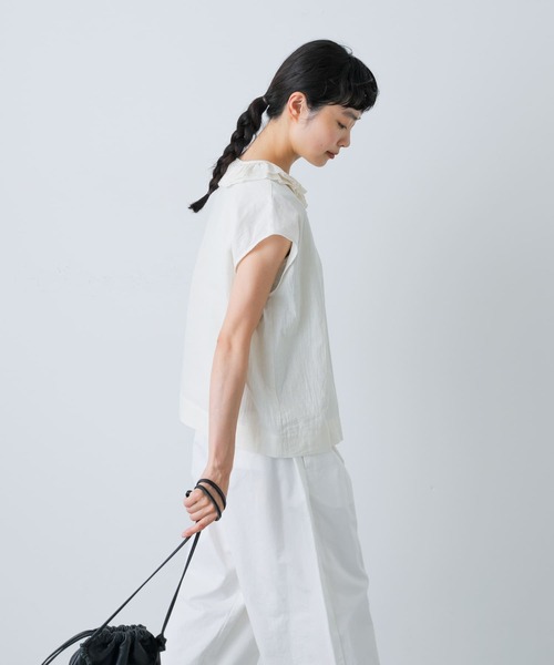 かぐれ 24SS フリルネックブラウス かぐれ（カグレ）の「フリルネックブラウス（シャツ/ブラウス