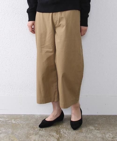 coen(コーエン)の「起毛チノガウチョパンツ(その他パンツ・レディース・ベージュ/オリーブ/ネイビー・LARGE/MEDIUM)」の2枚目の写真