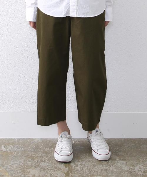 coen(コーエン)の「起毛チノガウチョパンツ(その他パンツ・レディース・ベージュ/オリーブ/ネイビー・LARGE/MEDIUM)」の3枚目の写真