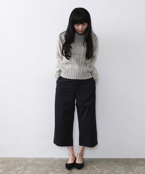 coen(コーエン)の「起毛チノガウチョパンツ(その他パンツ・レディース・ベージュ/オリーブ/ネイビー・LARGE/MEDIUM)」の5枚目の写真