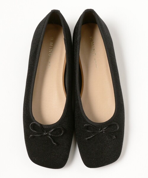 B:MING by BEAMS（ビーミングバイビームス）の「オブリークトゥ バレエシューズ（22.5～24.5cm）（バレエシューズ・レディース・カーキ/ブラック・24.5cm/23.5cm/22.5cm）」の13枚目の写真