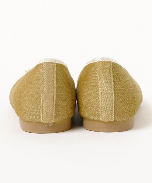 B:MING by BEAMS（ビーミングバイビームス）の「オブリークトゥ バレエシューズ（22.5～24.5cm）（バレエシューズ・レディース・カーキ/ブラック・24.5cm/23.5cm/22.5cm）」の6枚目の写真