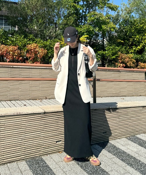 y/m by misato（イムバイミサト）の「バックオープンテーラードジャケット（テーラードジャケット・レディース・アイボリー/ブラック/ベージュ・FREE）」の8枚目の写真