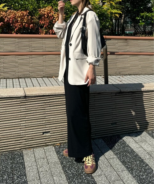 y/m by misato（イムバイミサト）の「バックオープンテーラードジャケット（テーラードジャケット・レディース・アイボリー/ブラック/ベージュ・FREE）」の10枚目の写真