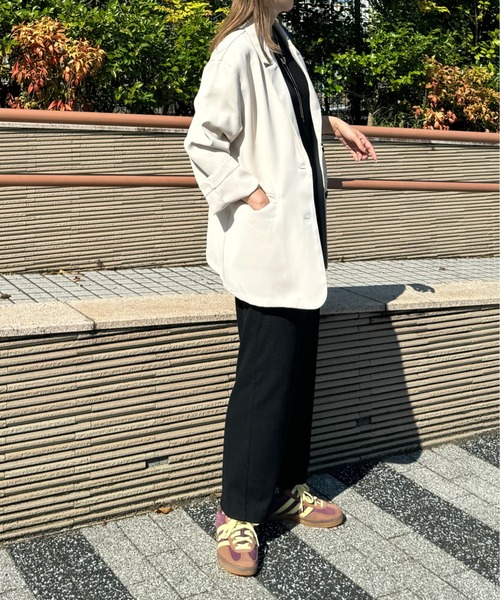 y/m by misato（イムバイミサト）の「バックオープンテーラードジャケット（テーラードジャケット・レディース・アイボリー/ブラック/ベージュ・FREE）」の11枚目の写真