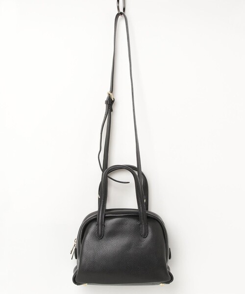 AULENTTI（オウレンティ）の「【AULENTTI/オウレンティ】ドーム型レザーボストンバック（ボストンバッグ・レディース・ブラック/ブラウン・FREE）」の14枚目の写真