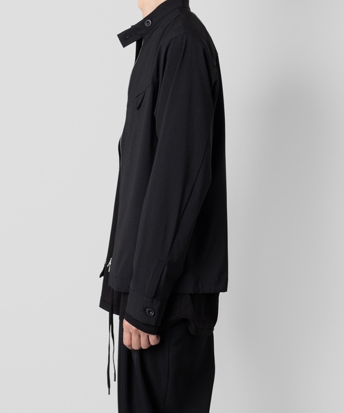 ato(アトウ)の「riders shirts JK(ブルゾン・メンズ・ブラック/ダークグレー・46/48)」の4枚目の写真