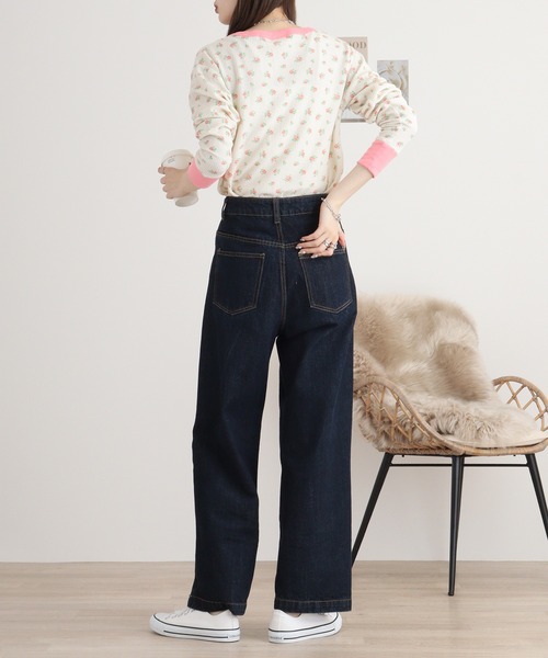 JEMORGAN(ジェーイーモーガン)の「JEMORGAN ワッフル花柄クレリックヘンリー L/S-T(パック)(Tシャツ/カットソー・レディース・ピンク/ストライプ/ラベンダー/ブルー・F)」の19枚目の写真