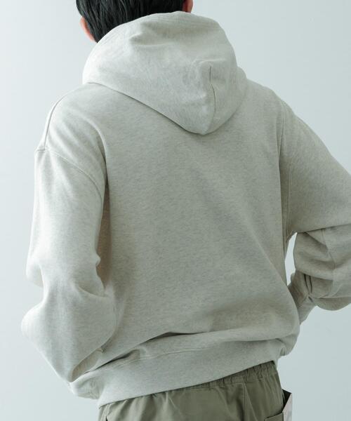 ITEMS URBANRESEARCH（アイテムズ アーバンリサーチ）の「FOX Youth プルオーバーパーカー（スウェット・メンズ・オートミール/チャコールグレー/グリーン・LARGE/MEDIUM）」の5枚目の写真